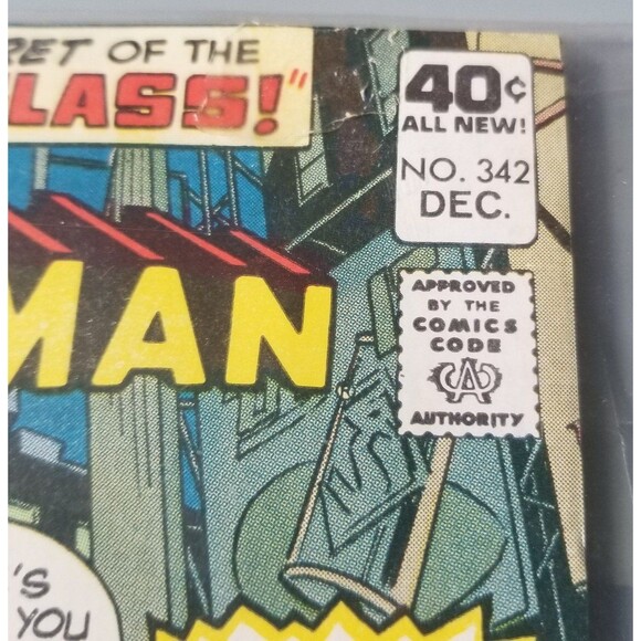 Superman comic book DC Comics mp 342 Dec 1979 - Picture 2 of 4